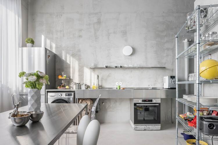 Лофт / Кило / Honc - Фотография интерьера, кухня, столешница