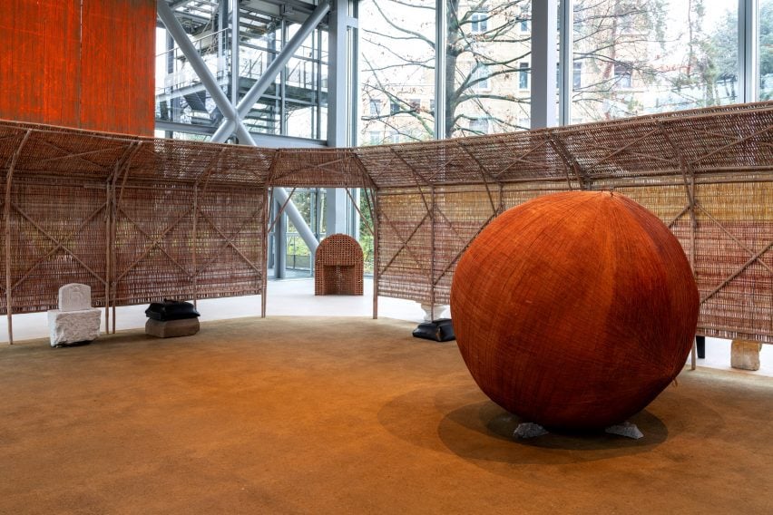 Бамбуковая хижина на выставке «Дыхание архитектора»