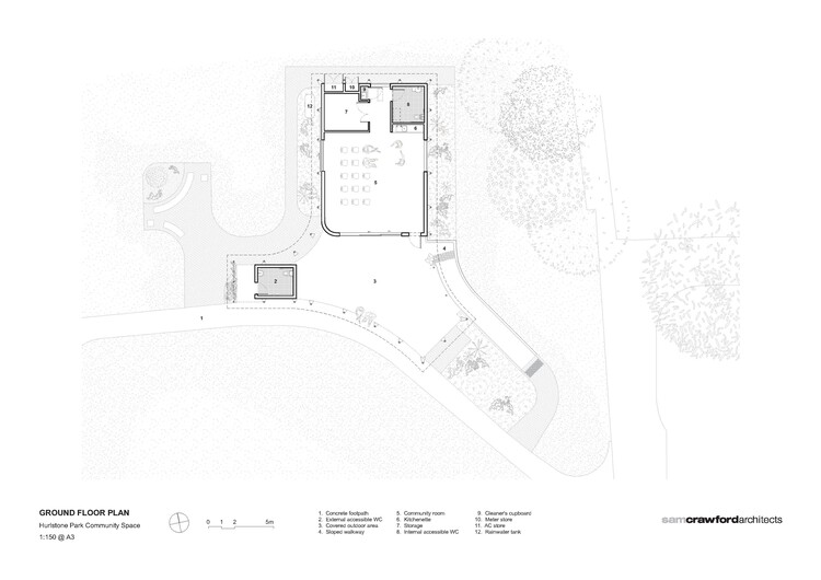 Общественный центр Мемориального заповедника Херлстоун / Sam Crawford Architects — изображение 21 из 23