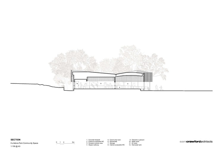 Общественный центр Мемориального заповедника Херлстоун / Sam Crawford Architects — изображение 22 из 23