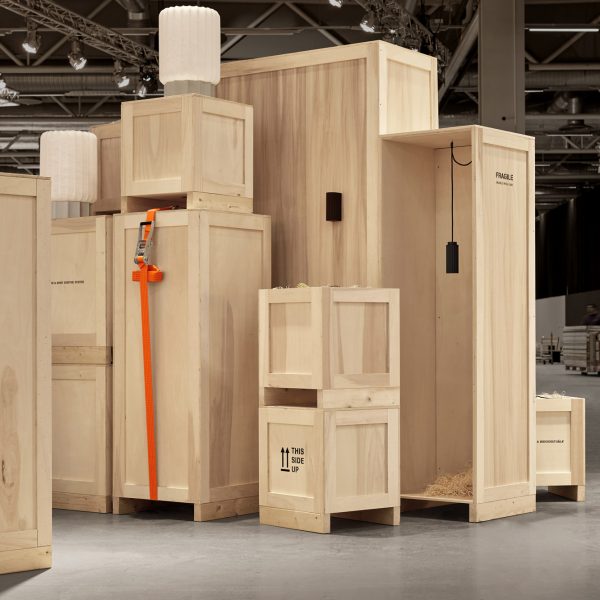Выставочные стенды Стокгольмской мебельной ярмарки спроектированы так, чтобы сократить количество отходов