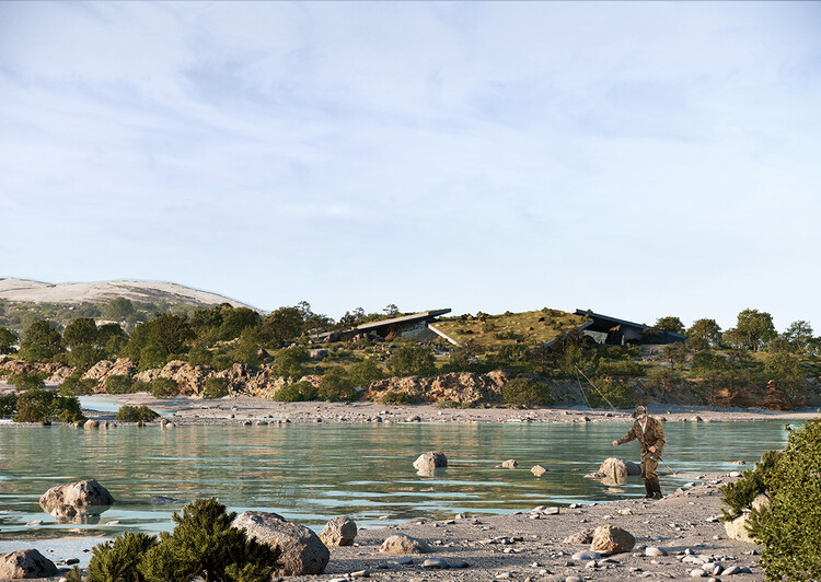 Центр для посетителей CEBRA Designs в национальном парке Вьоса-Уайлд-Ривер в Албании — изображение 3 из 11