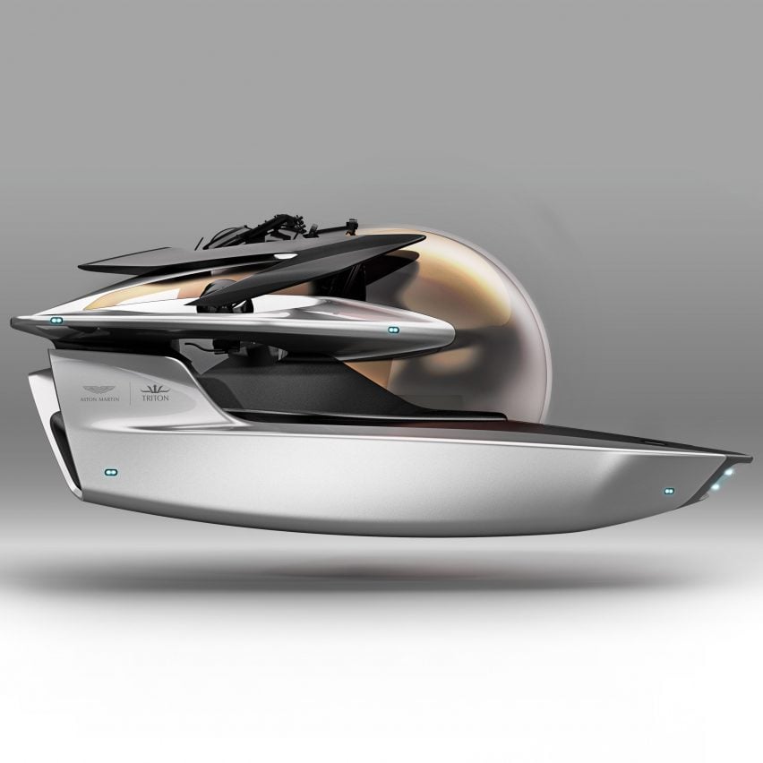 Подводная лодка дизайна Aston Martin и Triton