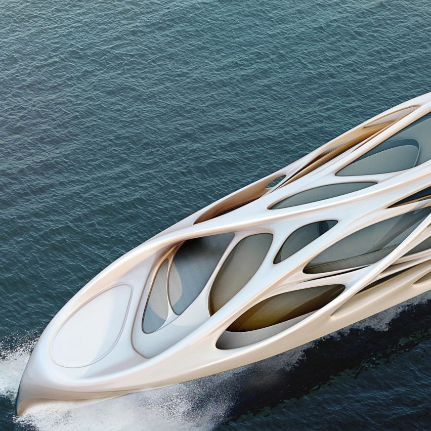 Концепт яхты от Zaha Hadid Architects