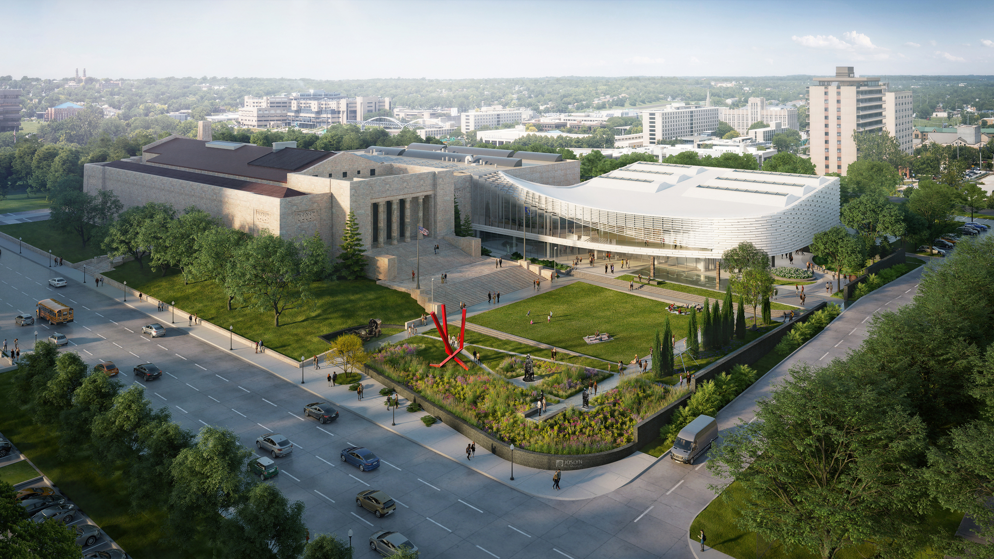 Расширение Snøhetta Художественного музея Джослин откроется в сентябре 2024 года