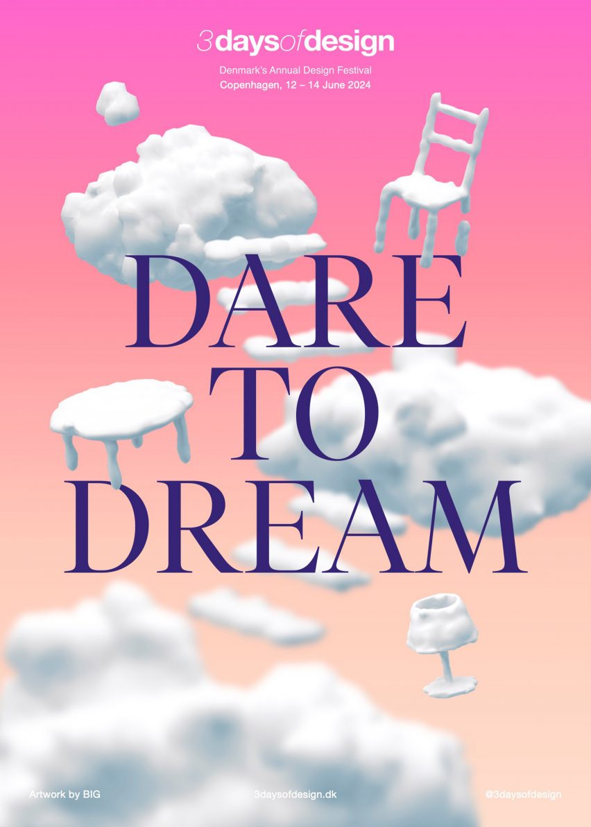 Брендинг Dare to Dream от BIG для 3 Days of Design 2024