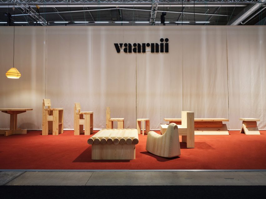 Стенд Vaarnii на Стокгольмской мебельной ярмарке