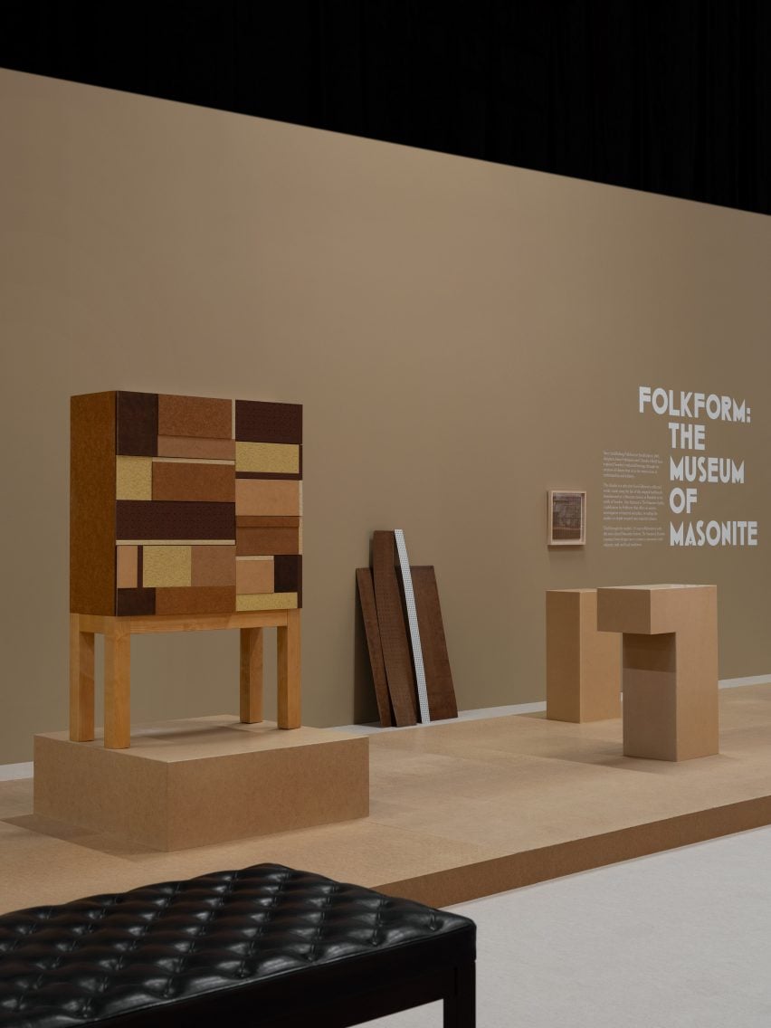 Музей мазонита от Folkform на Стокгольмской мебельной ярмарке