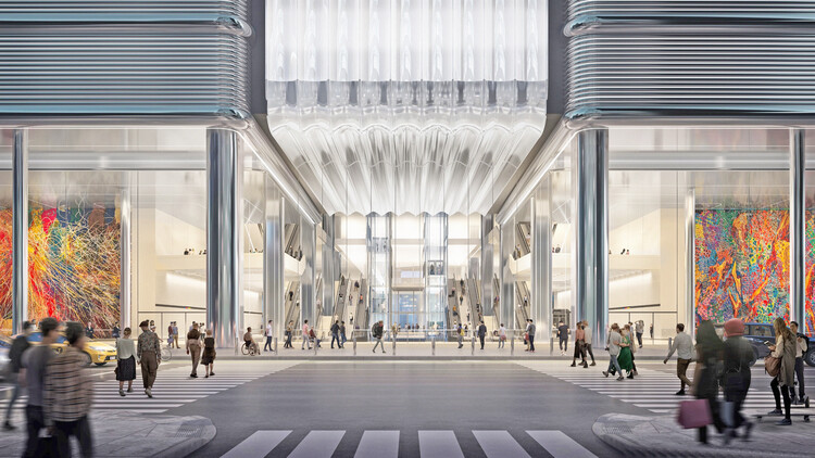 Компания Foster + Partners представляет обновленный дизайн автовокзала администрации порта Манхэттена — изображение 1 из 5