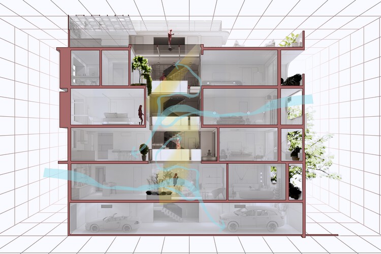 Стройный дом 6 x 18 / Spaces Architects@ka — изображение 21 из 21