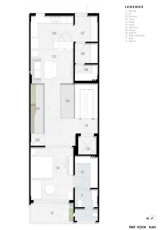 Стройный дом 6 x 18 / Spaces Architects@ka — изображение 16 из 21