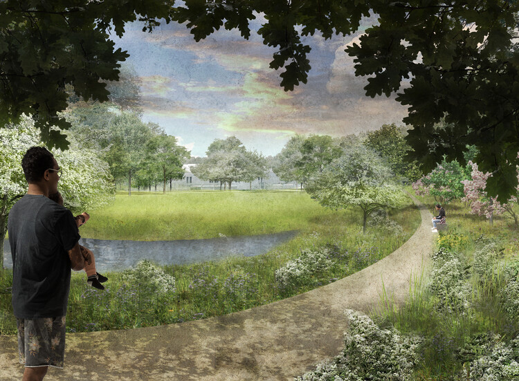 Ландшафтный архитектор Сара Зевде переосмысливает землю в Диа-Бикон, Нью-Йорк — изображение 4 из 19