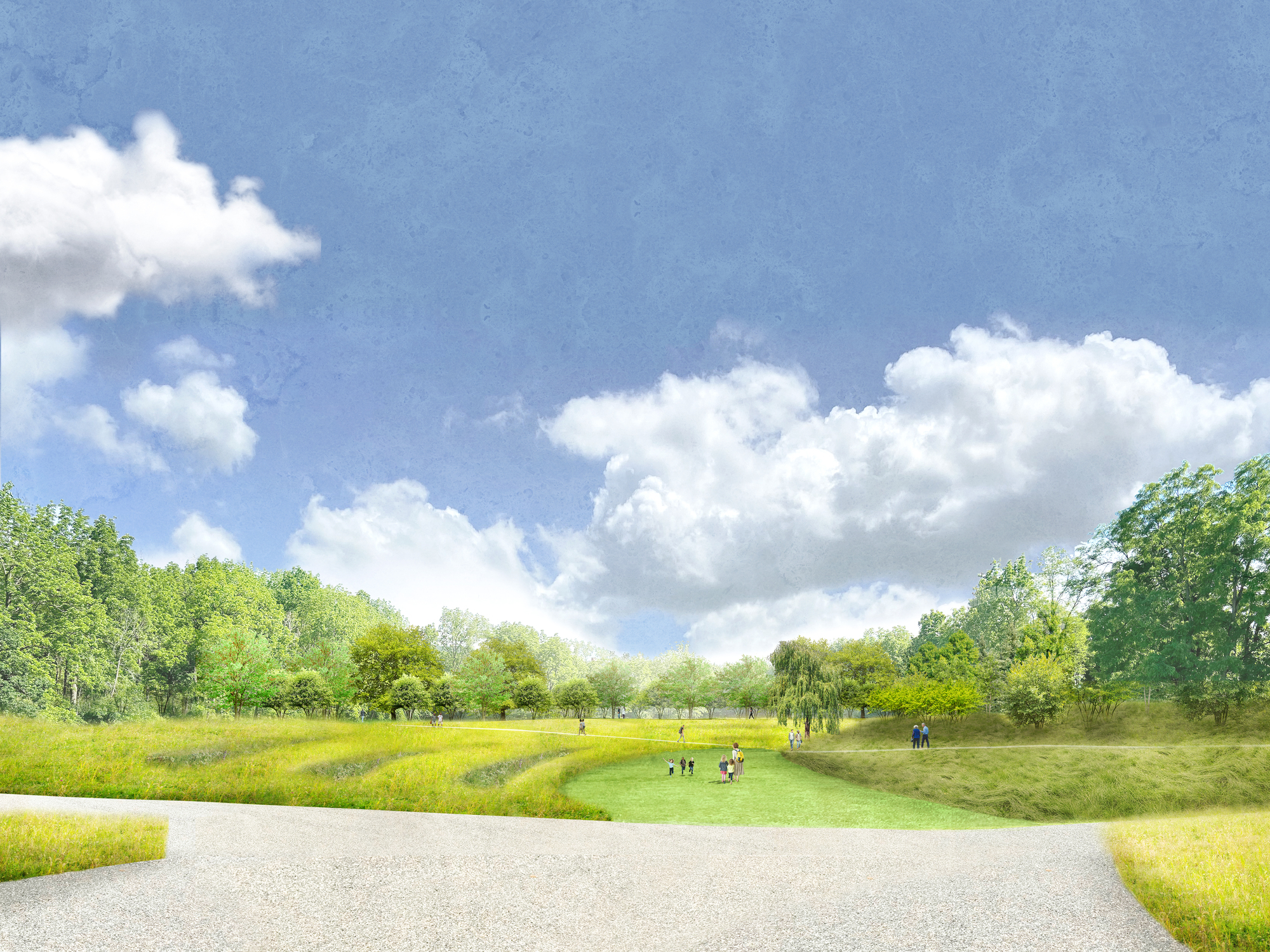 Ландшафтный архитектор Сара Зевде переосмысливает землю в Диа-Бикон, Нью-Йорк