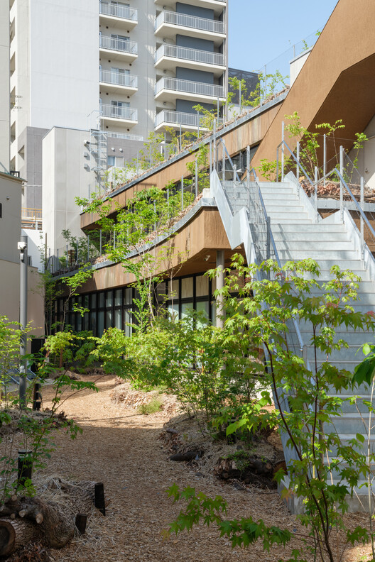 КАНАМЭ НО МОРИ: Коммерческое здание Keystone Forest / Nori Architects + Takada Landscape Design Co. — Изображение 8 из 30
