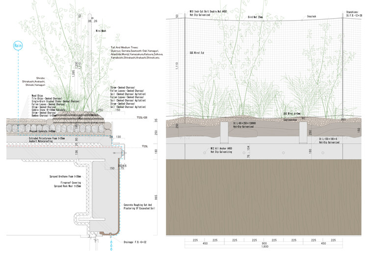 КАНАМЭ НО МОРИ: Коммерческое здание Keystone Forest / Nori Architects + Takada Landscape Design Co. — Изображение 28 из 30
