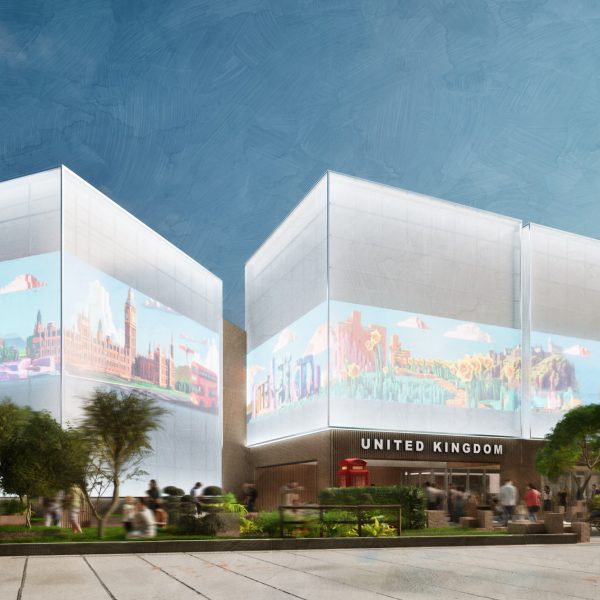 Woo Architects представляет съемный павильон Великобритании для выставки Expo 2025 в Осаке