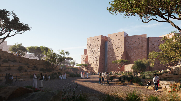HKS Architects представляет дизайн спортивной арены в Саудовской Аравии, вдохновленный геологией – изображение 5 из 10