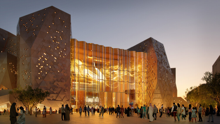 HKS Architects представляет дизайн спортивной арены в Саудовской Аравии, вдохновленный геологией — изображение 2 из 10