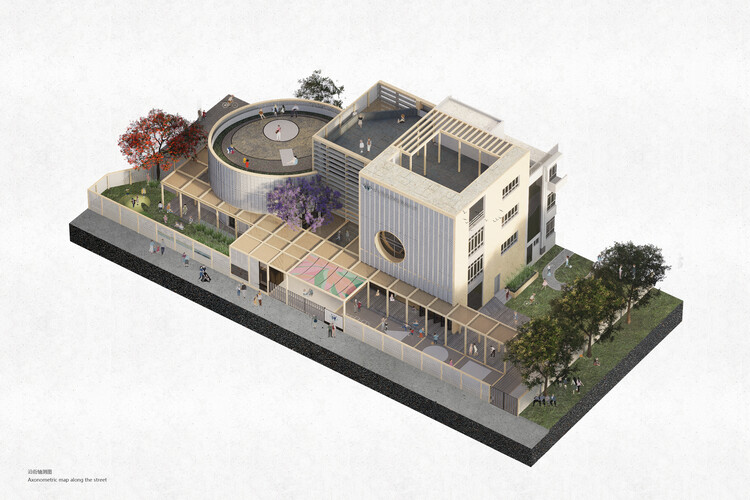 Реконструкция детского сада в Синьань Хайбэй / Диагональный архитектурный дизайн — изображение 22 из 30