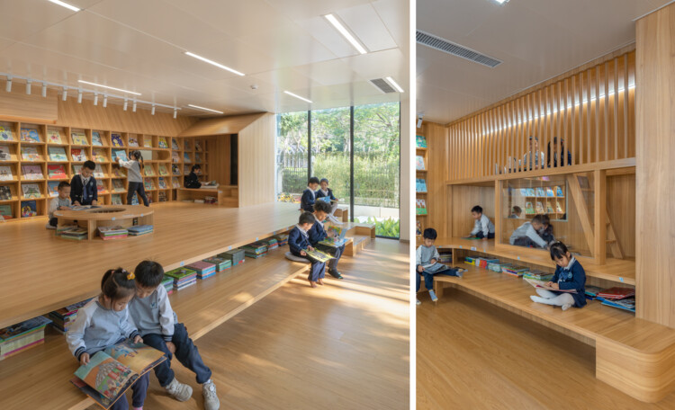 Ремонт детского сада Синьань Хайбэй / Архитектурный дизайн по диагонали - Фотография интерьера