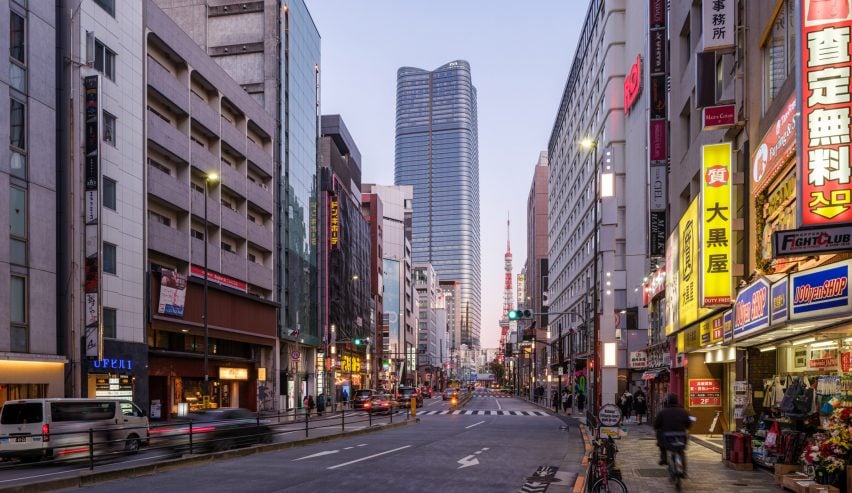 Самый высокий небоскреб Японии в Токио