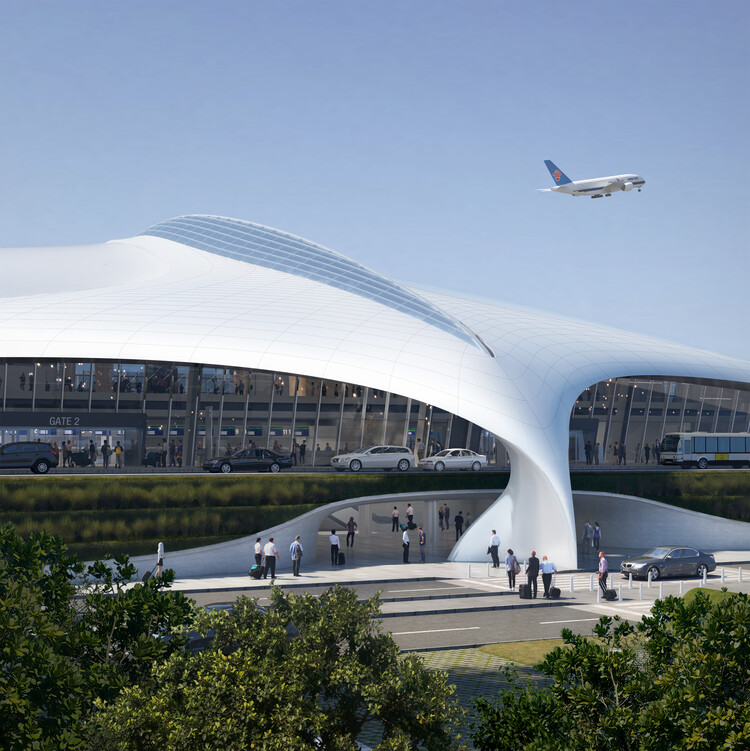 Компания MAD Architects представляет проект аэропорта «Лесной город» в Лишуе, Китай – изображение 3 из 8