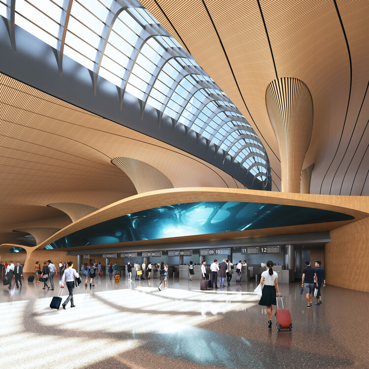 Компания MAD Architects представляет проект аэропорта «Лесной город» в Лишуе, Китай – изображение 6 из 8