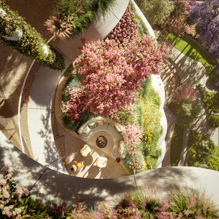 Компания Foster + Partners представляет проект офисной башни со спиральными садами в Лос-Анджелесе, США – изображение 4 из 6