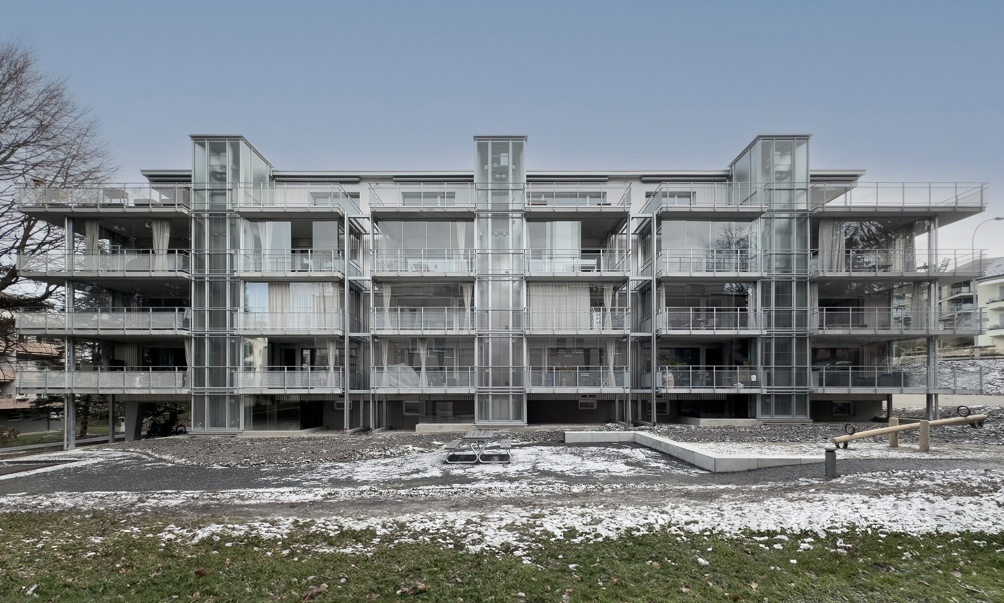 Многоквартирный дом Transformation Langensand / Galliker und Riva Architekten