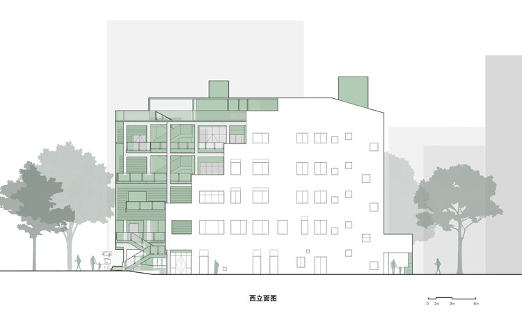 Реконструкция общественного комплексного центра обслуживания жизни на улице Ист-Нанкин-роуд / Студия оригинального дизайна TJAD — изображение 24 из 27