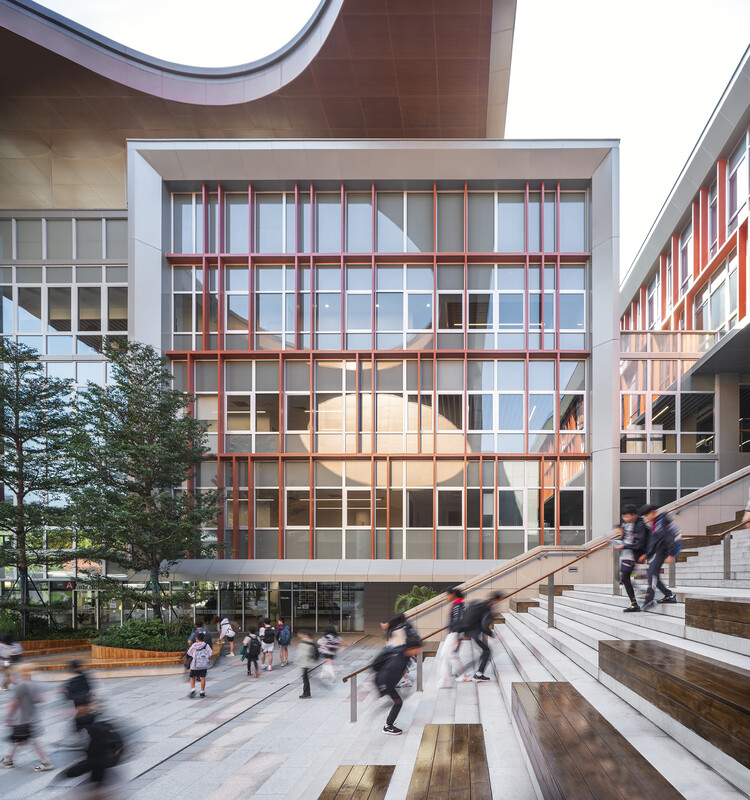 Кампус Американской международной школы научного парка Гуанчжоу / Perkins&Will — фотография интерьера, окон, фасада