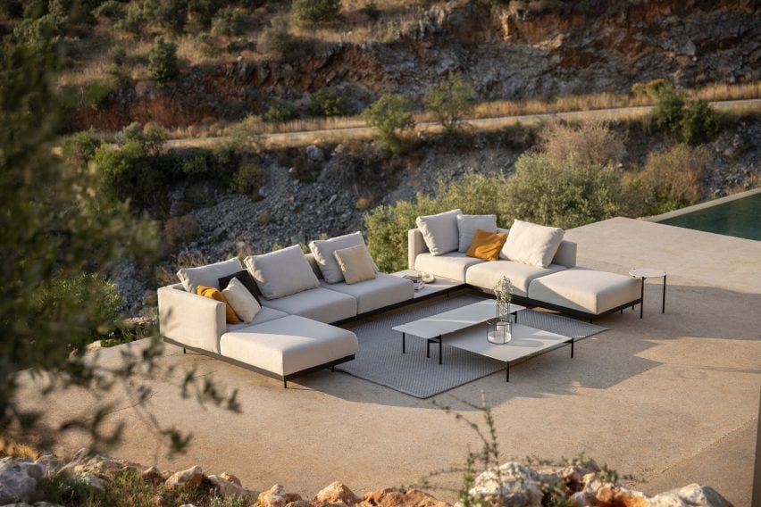 Модульный садовый диван Dongo от Studio Segers для Todus