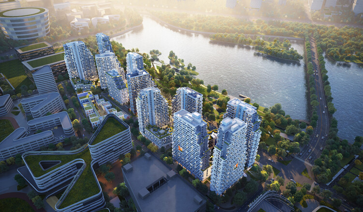 MVRDV анонсирует новый жилой комплекс для кампуса Tencent в Шэньчжэне, Китай — изображение 1 из 13