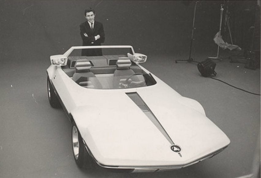 Autobianchi A112 Runabout 1969 года и дизайнер Bertone Марчелло Гандини