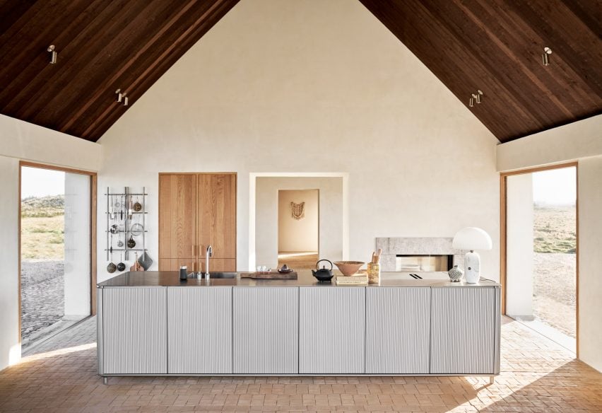 Гостевой дом с кухней и общим пространством от Хана Лавсена в Дании.