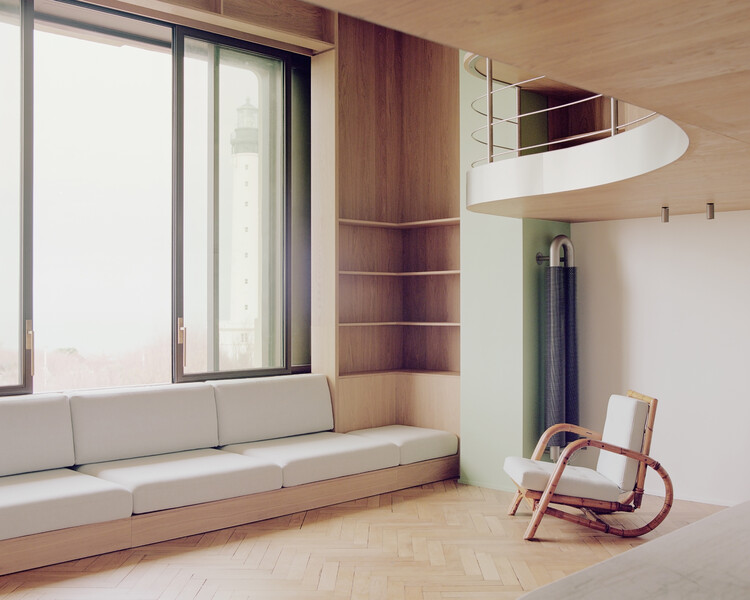 Маяк / Toledano+Architects - Фотография интерьера, дерево