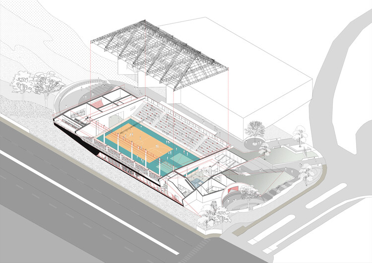 Фигурная площадка — Университетская спортивная арена / Архитектурная студия Thirdspace — Изображение 24 из 24