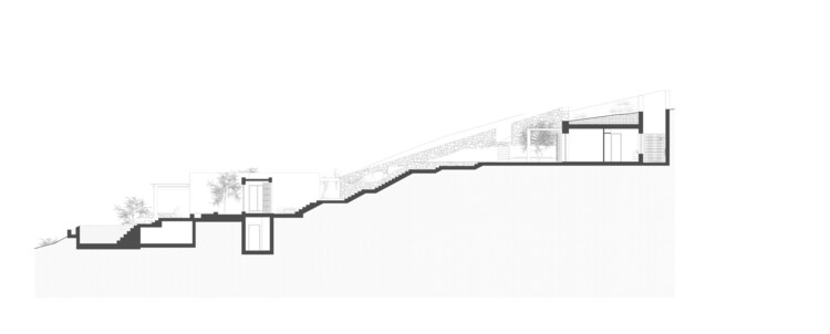 Как построить дом на наклонной местности?  5 современных жилых проектов, адаптированных к окружающей среде с двухуровневым экстерьером — изображение 10 из 12