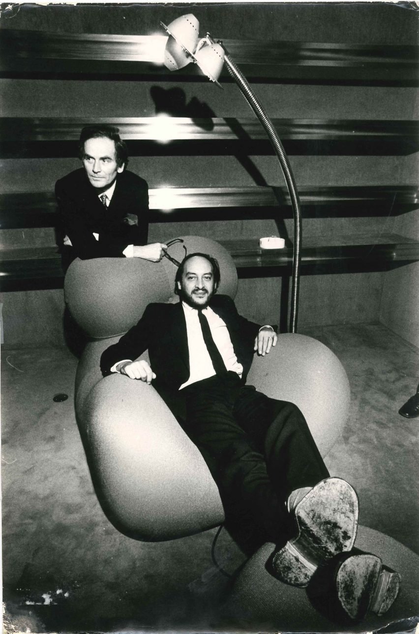 Гаэтано Пеше и Пьер Карден - 1969 год, офис Гаэтано Пеше