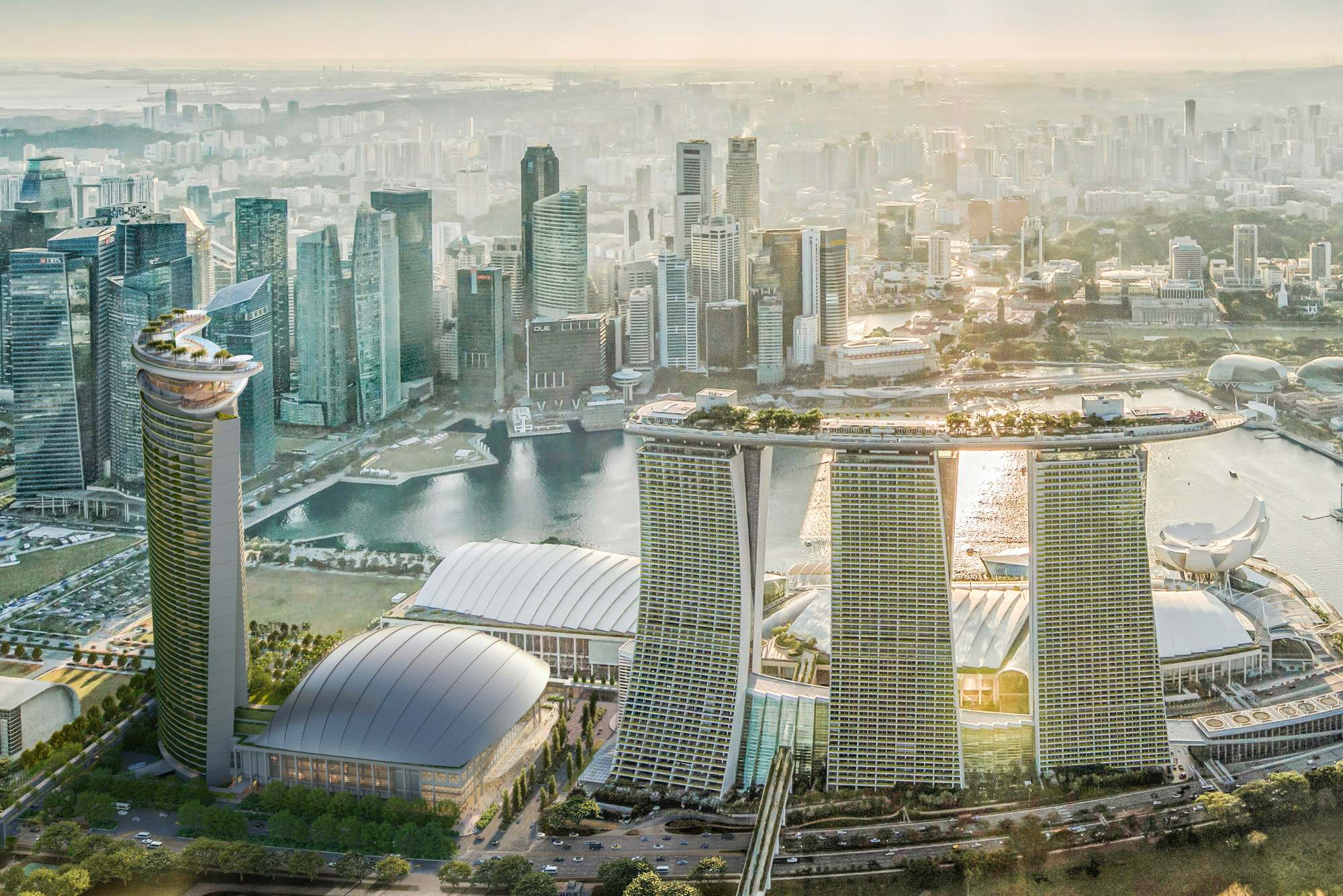 Сингапурская Marina Bay Sands объявляет о проекте расширения от Safdie Architects