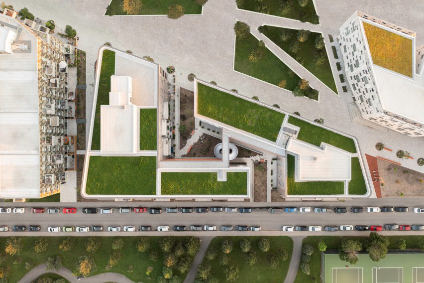 Вид с воздуха на квартиру в Монреале