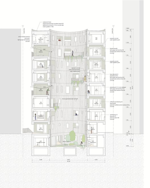 Жилой комплекс Tenjincho Place / Hiroyuki Ito Architects — изображение 17 из 20