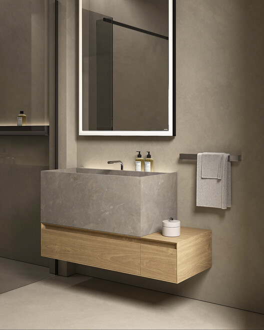Время скульптуры: современное использование мрамора в дизайне ванной комнаты — Изображение 9 из 21
