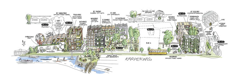 Компания Powerhouse выиграла конкурс на создание разнообразного городского ансамбля в Амстердаме, Нидерланды — изображение 11 из 12