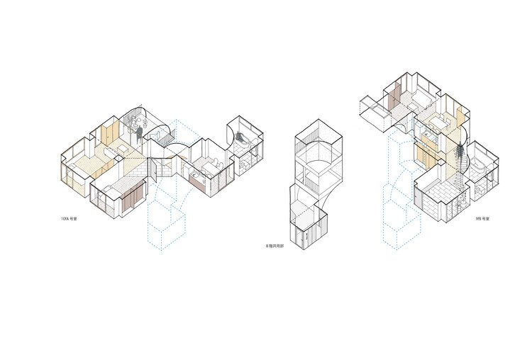 Mikumizaka Flats / Hiroyuki Ito Architects — Изображение 17 из 23