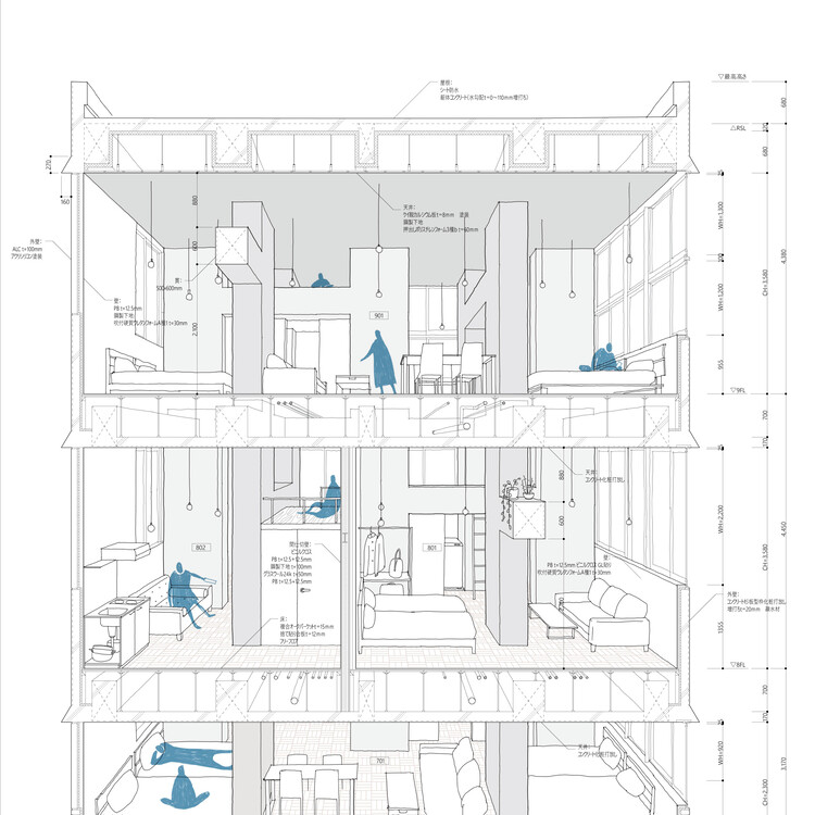 Отель PRISM Inn Ogu / Hiroyuki Ito Architects — изображение 14 из 14