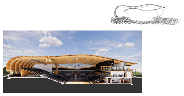 Арена Центрального кредитного союза Университета Айдахо / Архитектура Opsis — изображение 16 из 22