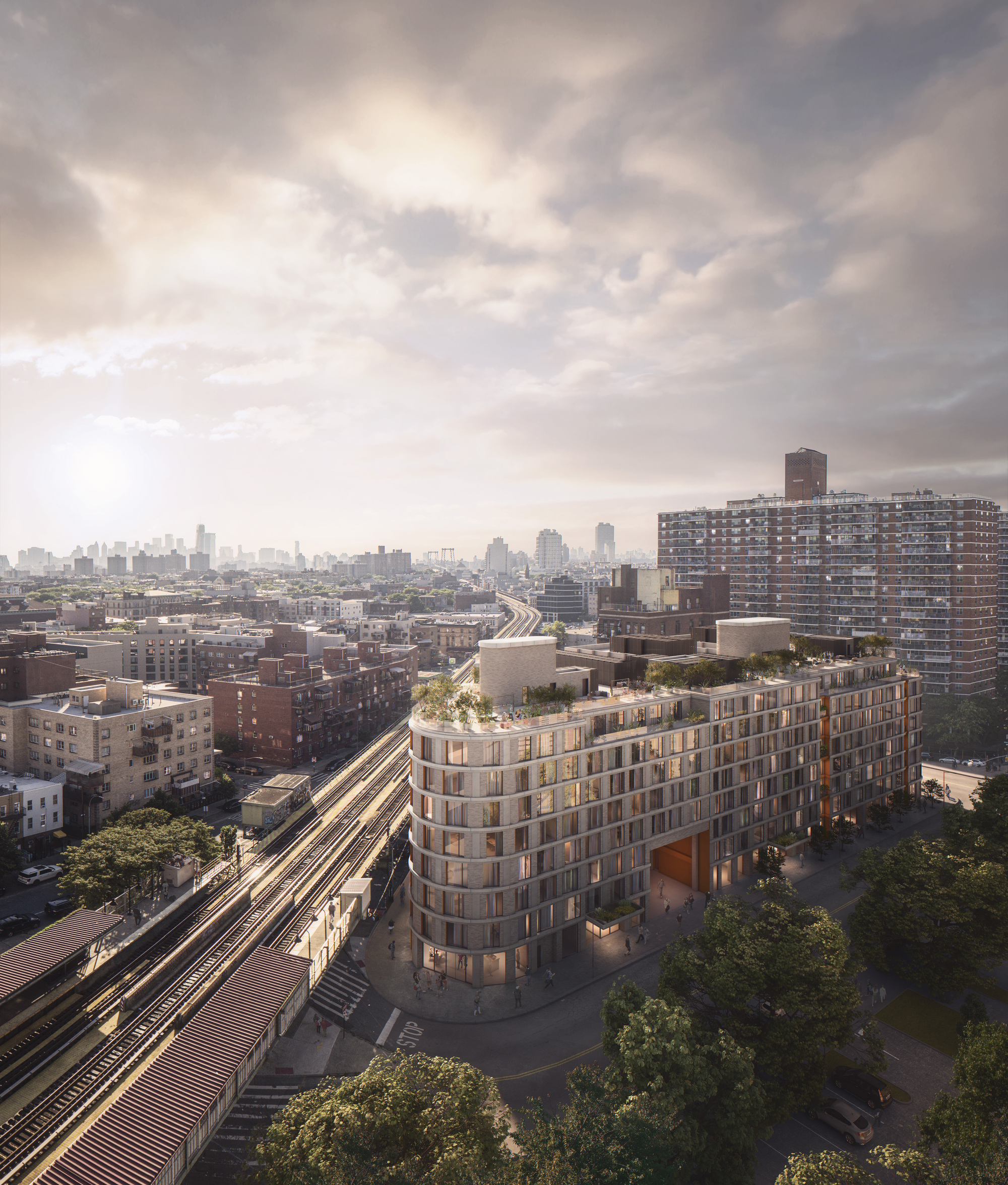 ODA раскрывает проект контекстного жилого комплекса в Бруклине, Нью-Йорк