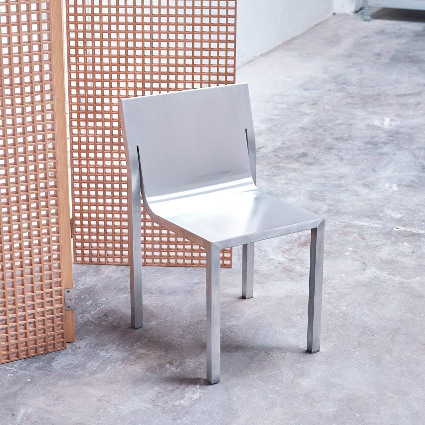 Алюминиевый стул Stedelijk от Сабины Марселис