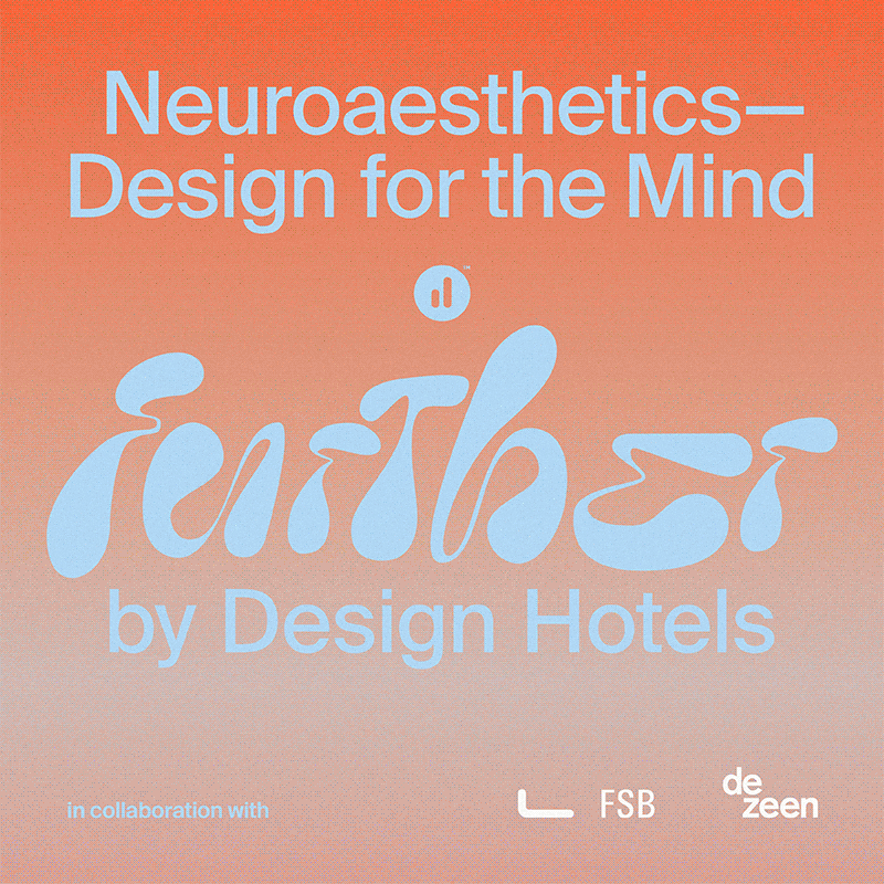 Графический стиль доклада Design Hotels под названием «Далее: нейроэстетика – дизайн для разума»